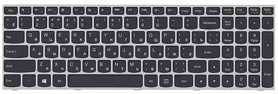Клавиатура для ноутбука Lenovo IdeaPad (G50-70, G50-30), Black, (Gray Frame) RU Вінниця