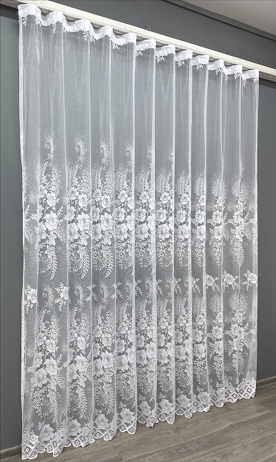 Тюль жаккард 