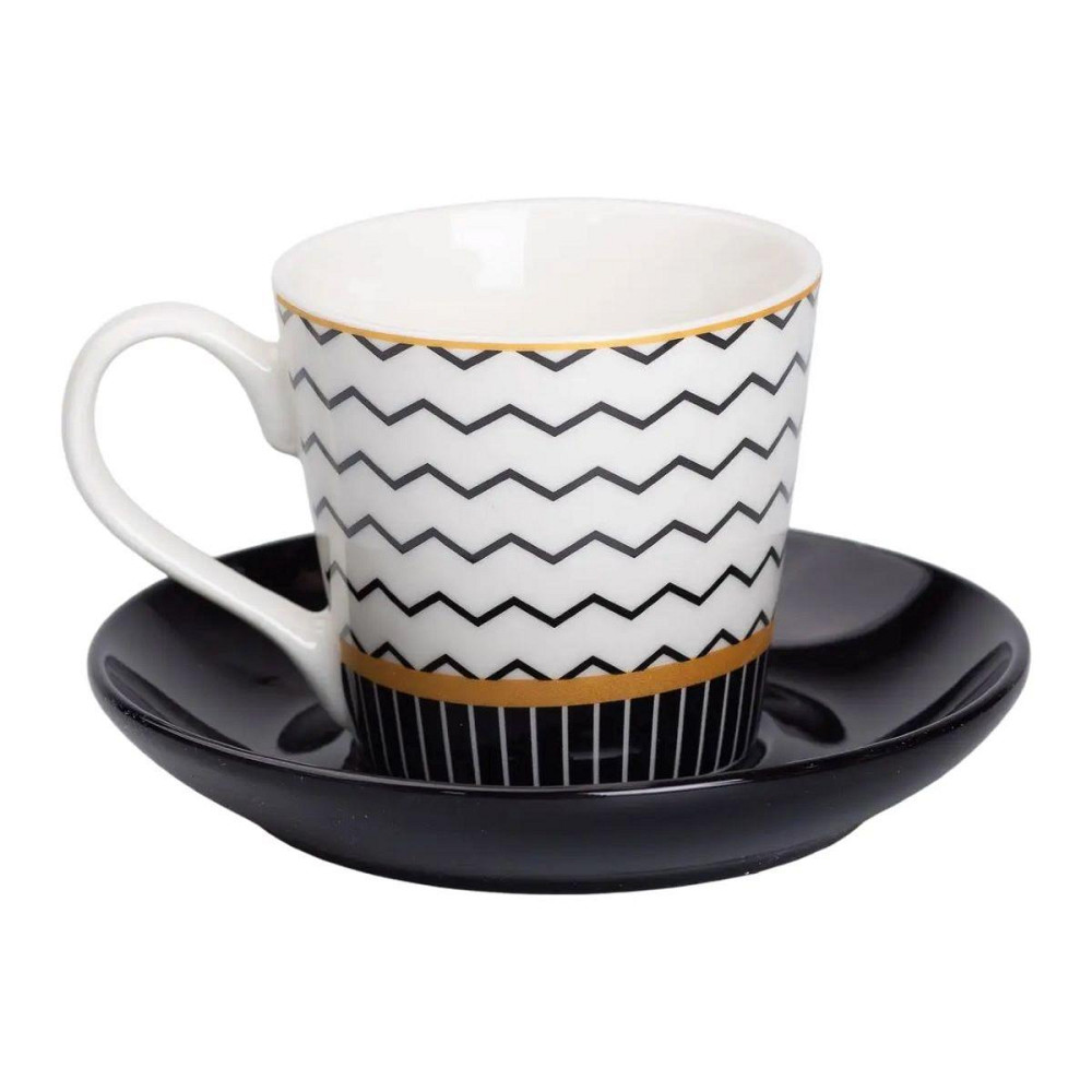 Чашка с черным блюдцем, 200 мл Киев - изображение 3