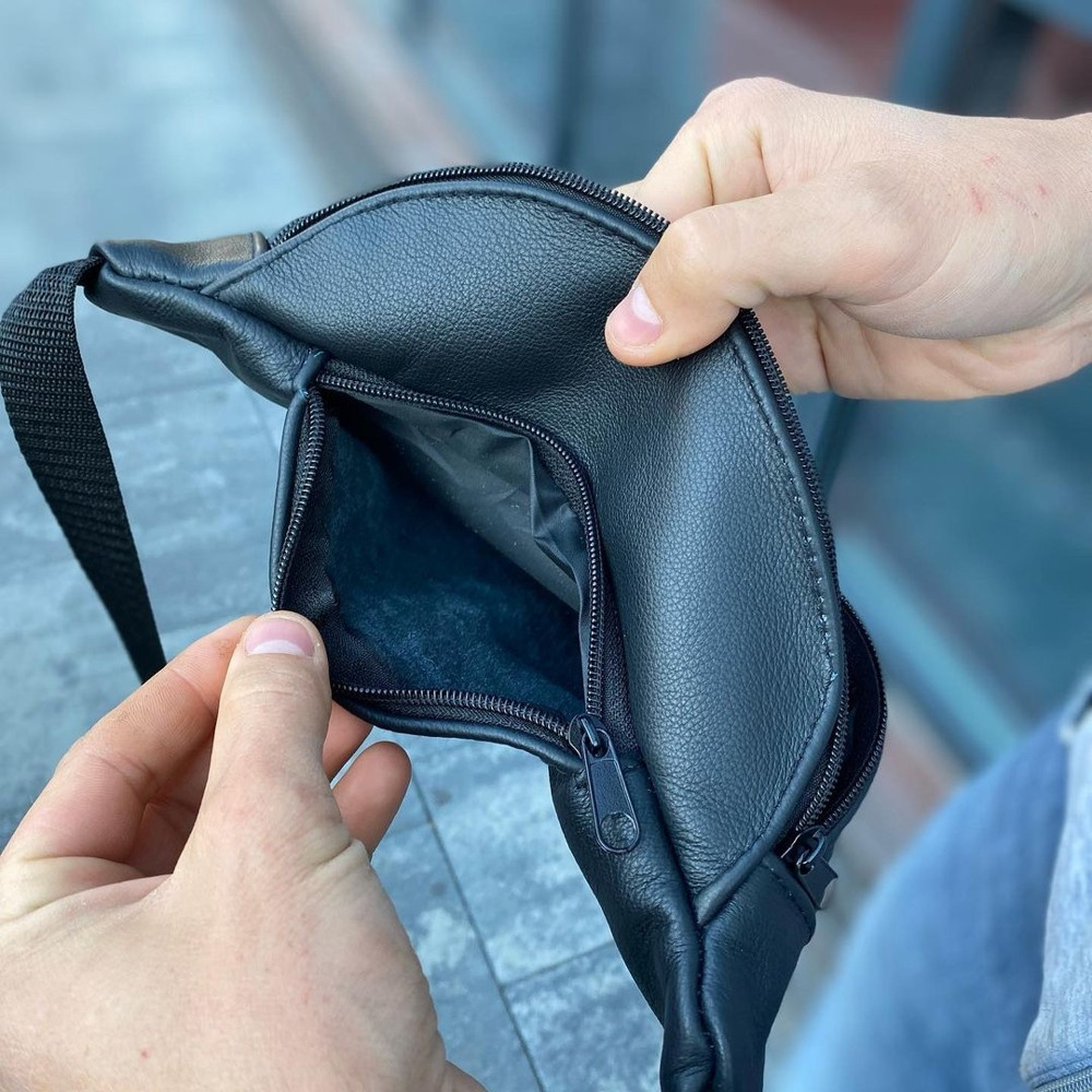 Вулична бананка, Бананка туристична, Сумка-бананка з додатковою кишенею Якісна чоловіча NR-79 Львів - фото 12