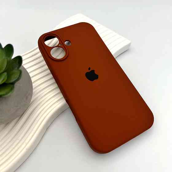 Чохол для смартфона Silicone Full Case AA Camera Protect for Apple iPhone 17 42,Saddle Brown Київ