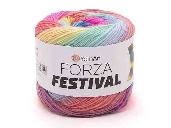 Пряжа Forza Festival 75% шерсть 25% полиамид 420м 100г 4шт/уп арт.2915 ТМ YARNART Киев