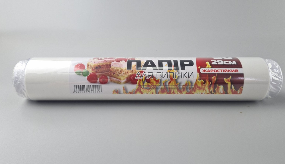Пергаментний папір для випічки 50м 29см біла Харків - фото 2