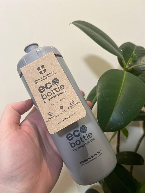 Пляшка для води Smartshake EcoBottle Squeeze 500ml Gray Кам'янське - фото 8