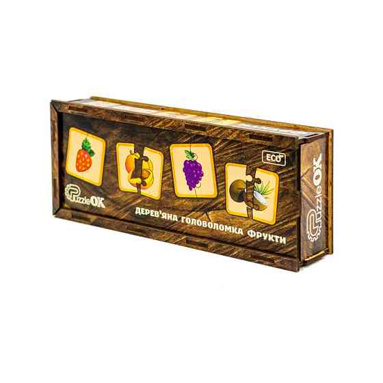 Дерев'яна головоломка "Фрукти" Puz-36359, 40 елементів Вінниця