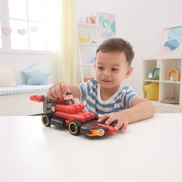 Конструктор PolyM Гоночний автомобіль 31 деталь (760020) Харків - фото 11