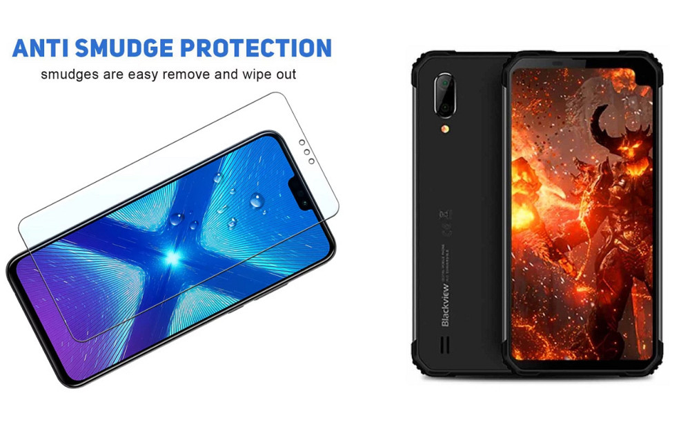 Защитное стекло NeoGlass для Blackview BV6100 – ультрапрозрачное и устойчивое Киев - изображение 3