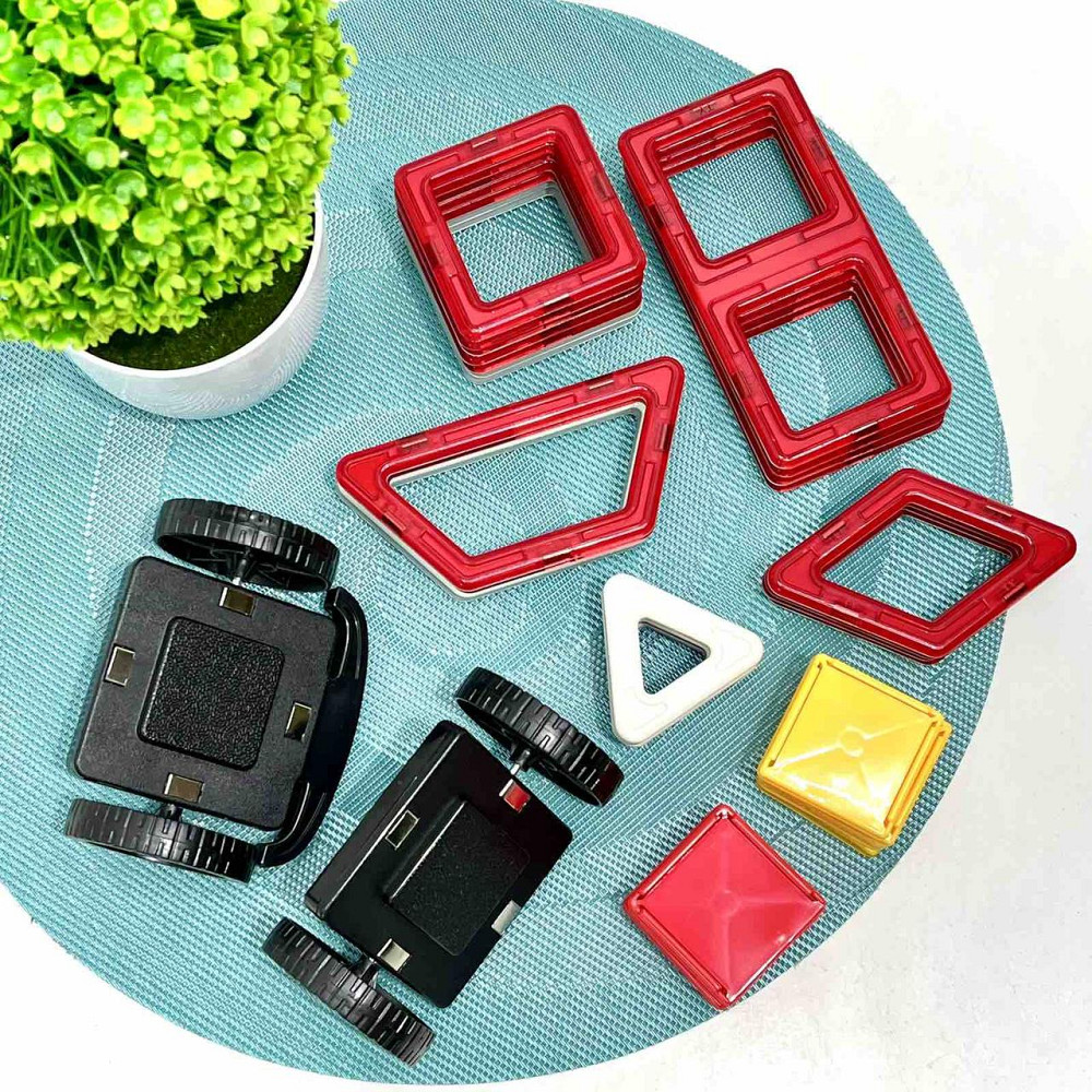 Конструктор магнітний Limo Toy Транспорт 57 деталей (KB 1015) Чернігів - фото 6