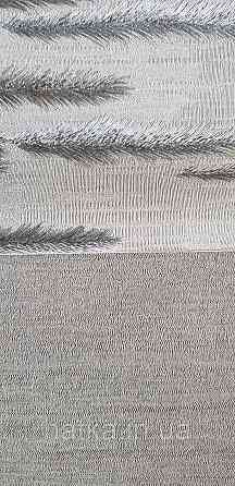 Шпалери вінілові на флізеліні гарячого тиснення DUKA Selective 1.06x10 однотонні структурні під кору дерева темно-сірі 32751-3 Київ