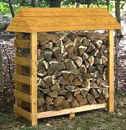Дровница деревянная 