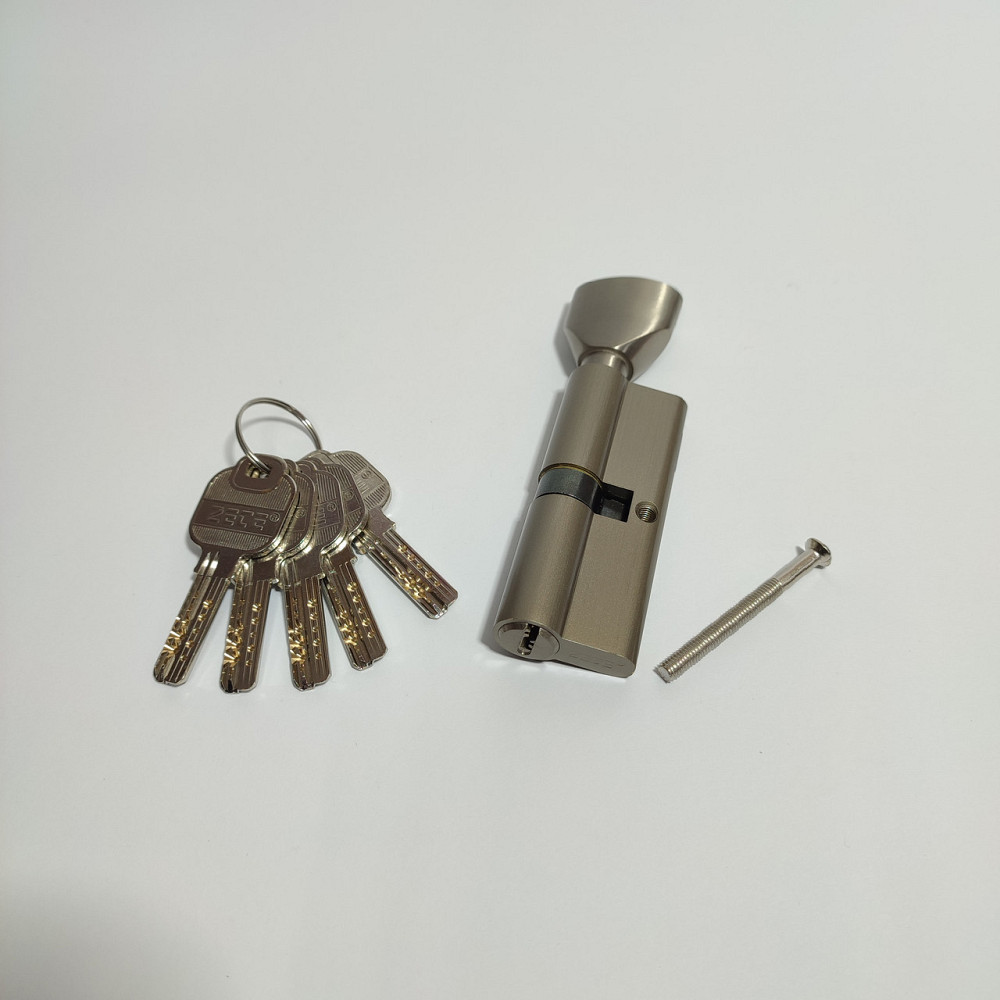 Циліндр ZETE СК-80 (40/40) латунь ручка Харків - фото 3