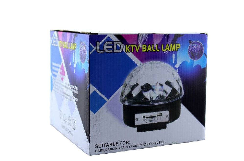 Світломузика диско куля Magic Ball Music MP3 плеєр з bluetooth XXB 01/M6 Вінниця - фото 4