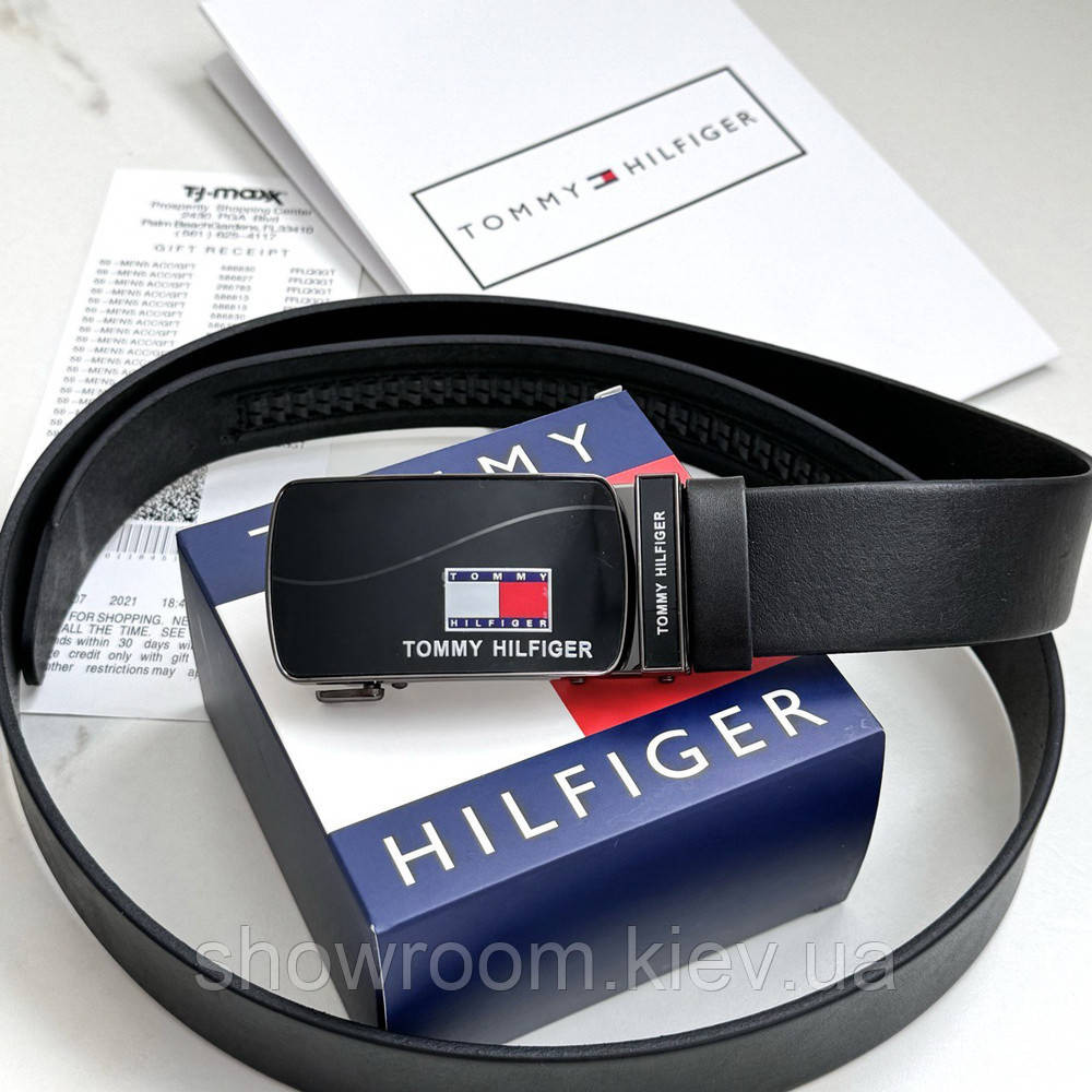 Мужской ремень с пряжкой автомат TH (041) Киев - изображение 1