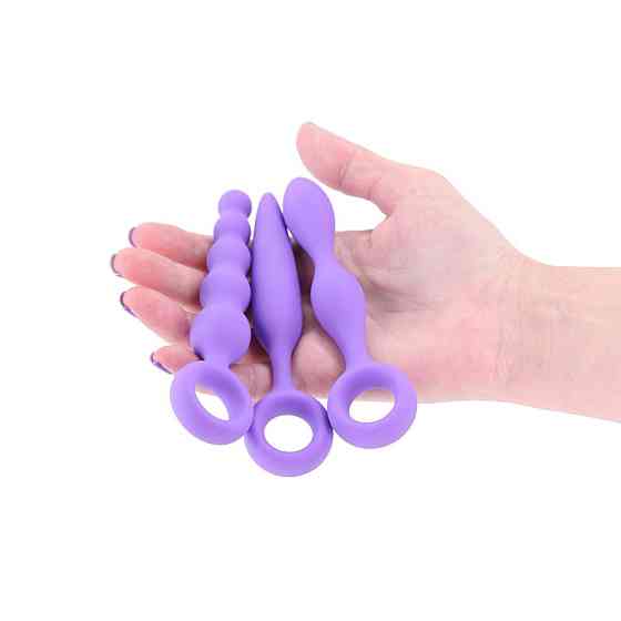 Набір анальних іграшок NS Novelties INYA — Trio Kit — Purple Sex Aura Київ