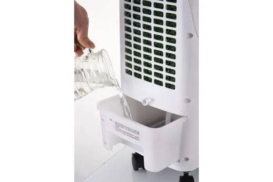 Охладитель воздуха Germatic SK-001J, (120W, сенсорные кнопки, пульт, экран, колеса, автовращение, емкость - 5,5л, 2 контейнера для льда) Коломыя