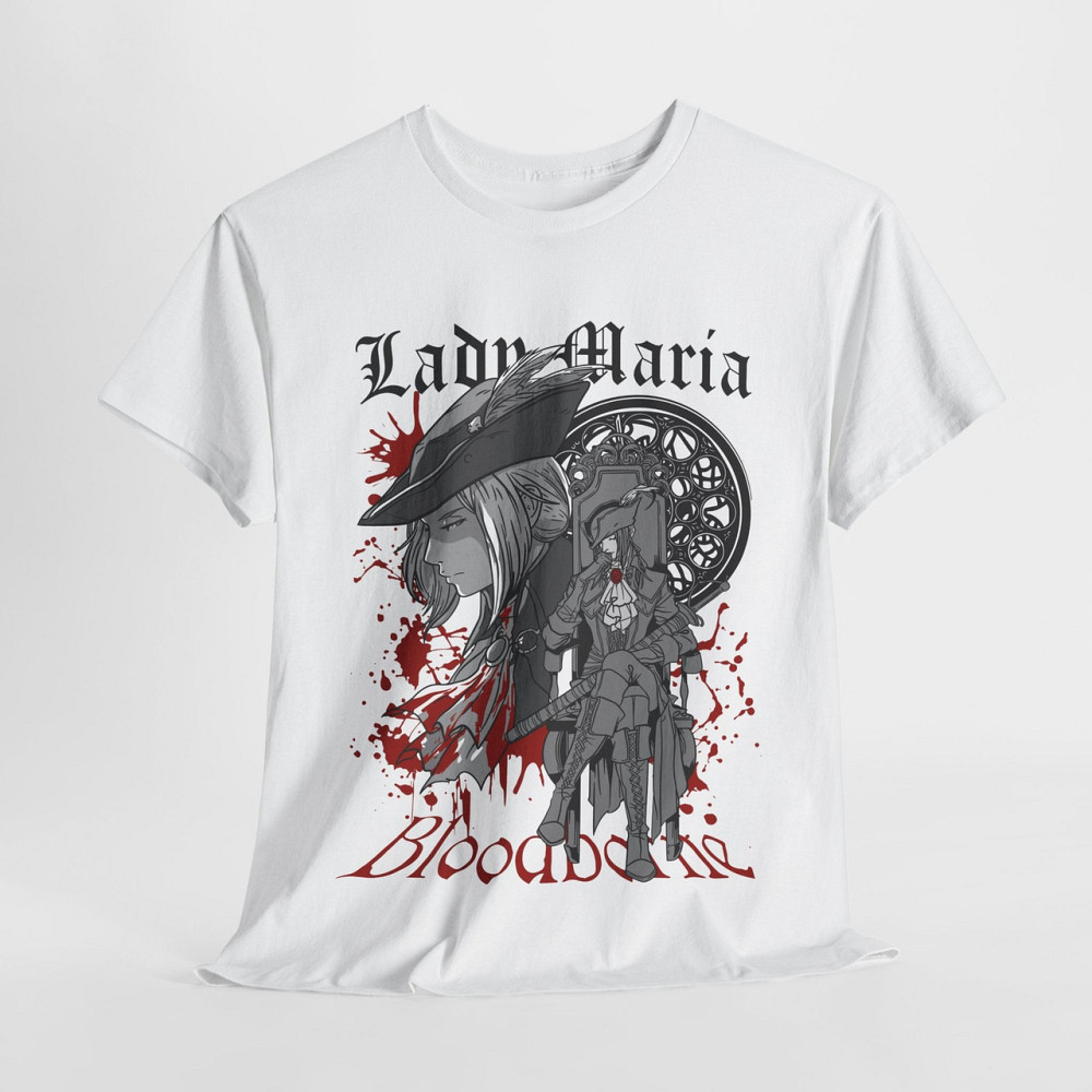 Футболка для мальчика аниме Блоодборне Ладй Мариа Соулсборне оверсайз (рост от 165 до 180 ) Черний AnimeJ0736m Днепр - изображение 7