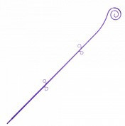 Опора для орхідей фіолетовий прозорий Алеана Житомир - фото 1