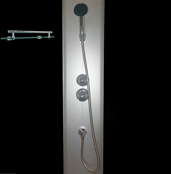 Душовий бокс квадратний NIDA L90GBB (L90B) BRAVO (4уп.) Київ - фото 3