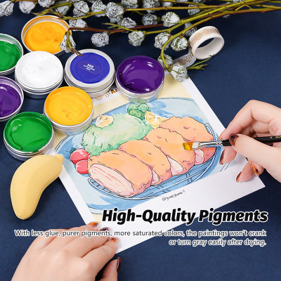 Гуашевые краски Arrtx 9A 9 цветов (LC302819) Винница - изображение 4