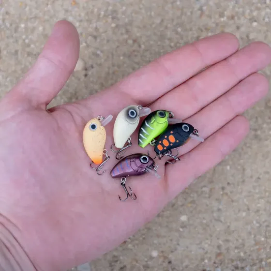 Набор воблеров кренков 5шт, 2.8см, 2г в коробке Киев