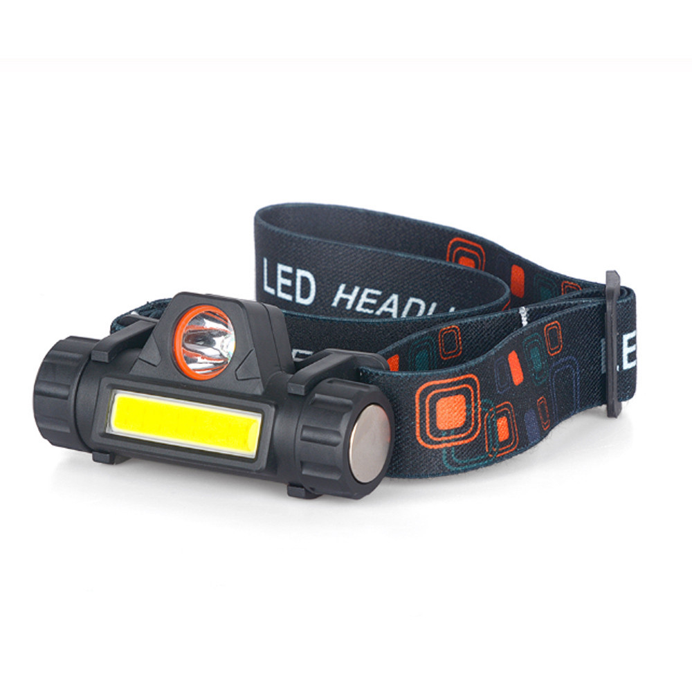 Налобний LED ліхтар 2в1 BL-8101 XPE+COB, з USB / Потужний акумуляторний ліхтарик на голову з магнітом Київ - фото 5