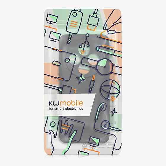 Чохол для телефону kwmobile Xiaomi Redmi 14C / Poco C75 Blueberry Blue м'який силіконовий антиковзний протиударний захисний Київ