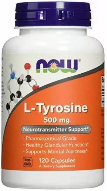 Тирозин Now Foods L-Tyrosine 500 мг 120 капсул Київ - фото 1