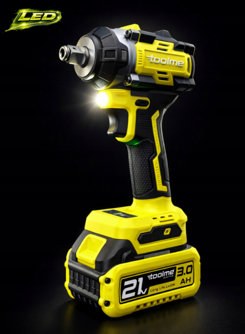 Гайковерт акумуляторний ударний 650Нм Toolme (Польща) Київ - фото 9