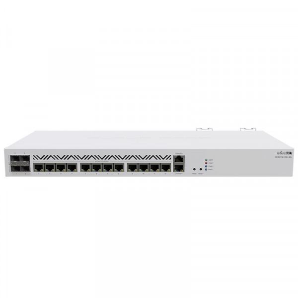 Маршрутизатор Mikrotik CCR2116-12G-4S+, 13xGbit LAN, M.2 PCIe slot, RouterOS L6, 1U RM case, Dual PS Киев - изображение 1