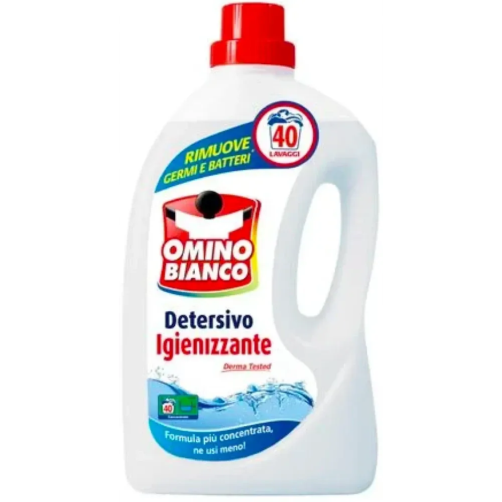 Гель для стирки Omino Bianco Антибактериальный, 40 стирок, 2 л Львов - изображение 1
