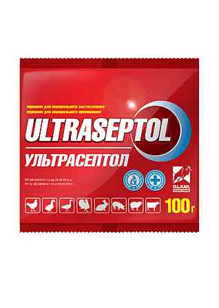 Ультрасептол порошок 100г O.L.KAR. (аналог Бровасептол) Винница