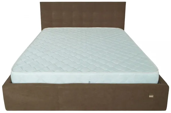 Кровать Двуспальная Chester Comfort 160 х 200 см Мисти Brown С подъемным механизмом и нишей для белья Коричневый Днепр