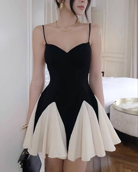 Жіноча стильна вечірня сукня-корсет костюмка та софт Одеса - фото 1