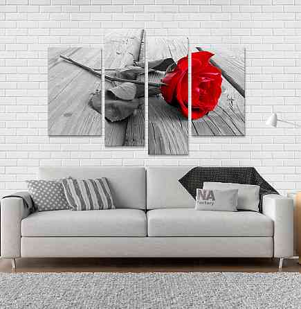 Модульна картина Троянда Art-171_4 Київ