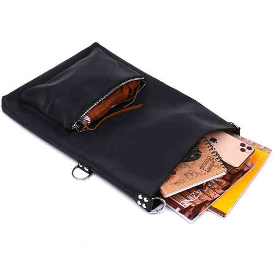 Стильна вінтажна сумка жіноча Чорний (SHVIGEL) Київ