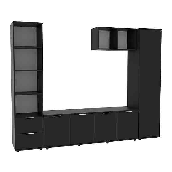 Стенка в гостиную Ketrin-2, Антрацит, 2440х425х1880 Львов