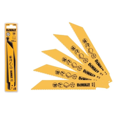 Полотно DeWALT для шабельних пилок, універсальне, 152 мм, 10-14 TPI, 5 шт (DT2348) Вінниця - фото 3