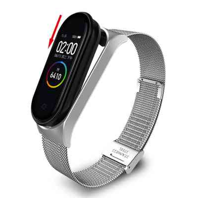 Ремінець до фітнес браслета BeCover Metal для Xiaomi Mi Smart Band 8 Silver (709358) Вінниця