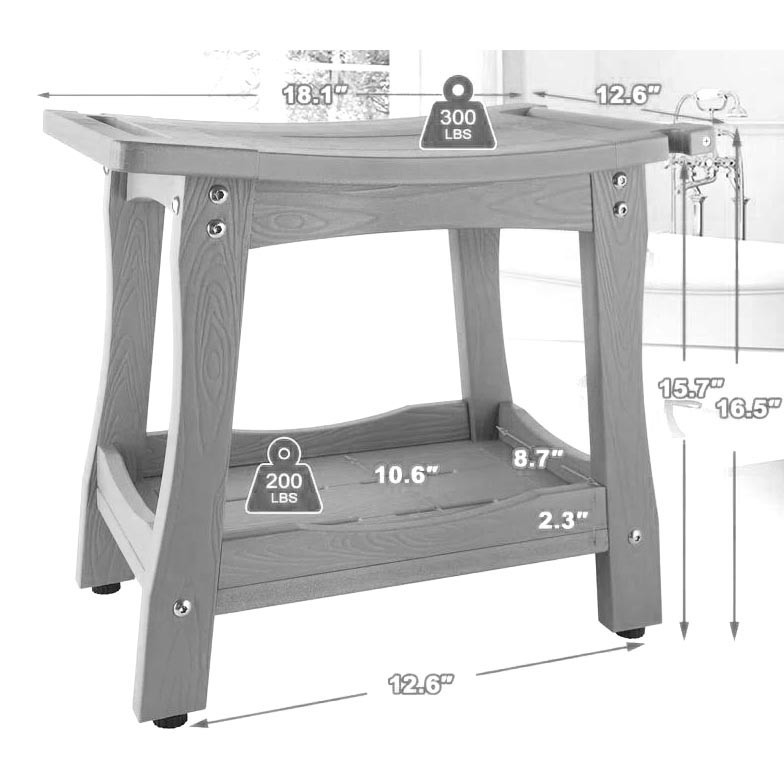 Табурет для ванной 