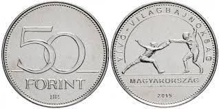 Угорщина 50 форинтів 2019 Фехтація Полтава - фото 1