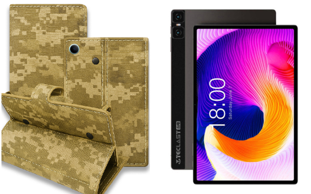 Книжка-трансформер для планшета Teclast T45Hd, колір Black Pixel Київ - фото 1