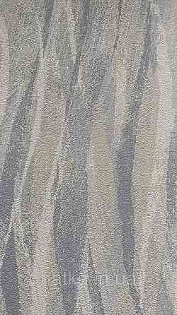 Шпалери вінілові на флізеліні Rasch Alghero метрові 3д абстракція хвилі бежеві сині світлі 943788 Київ