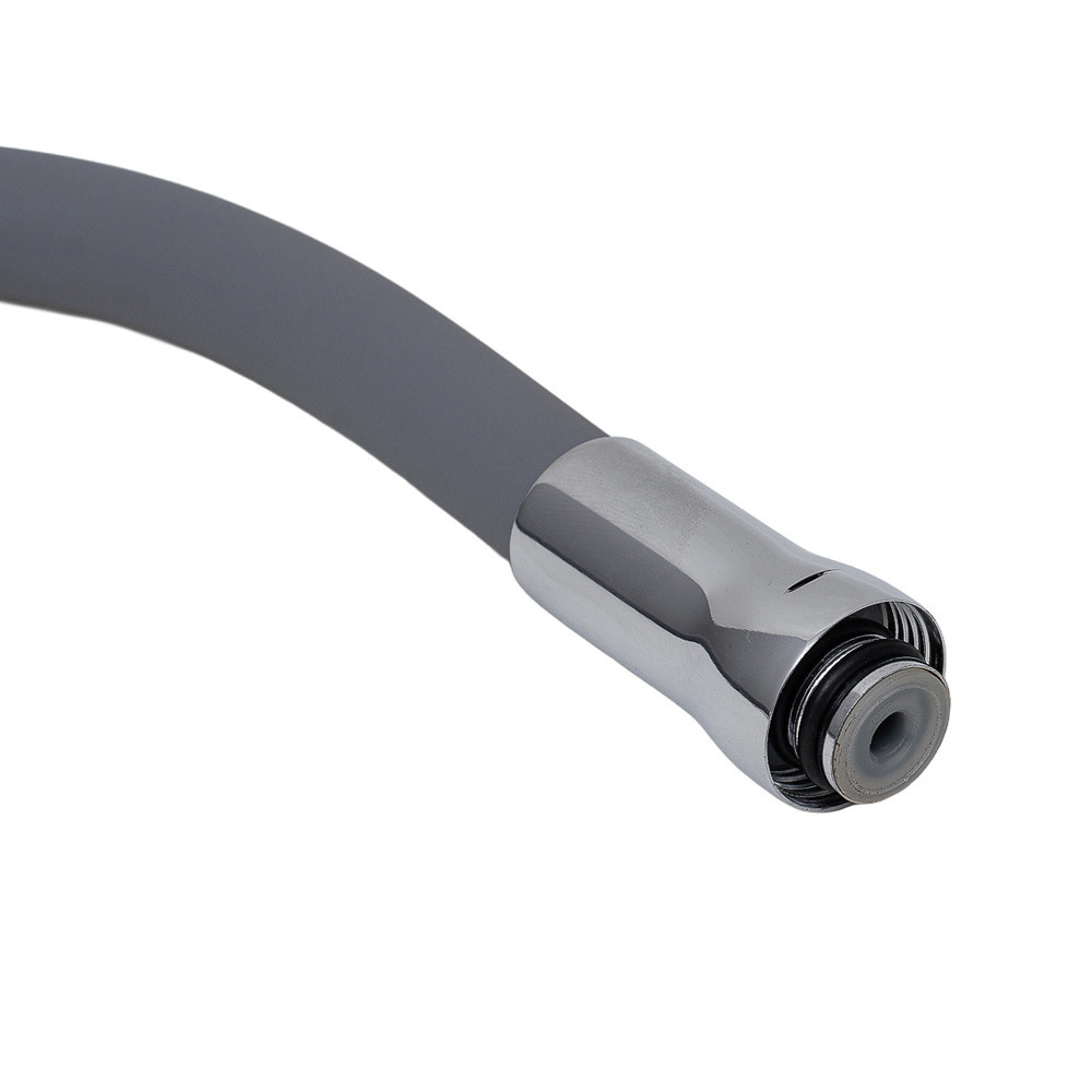 Вилив (гусак) 3/4" для кухні силіконовий сірий AQUATICA (XH-5240) (9793511) Київ - фото 6