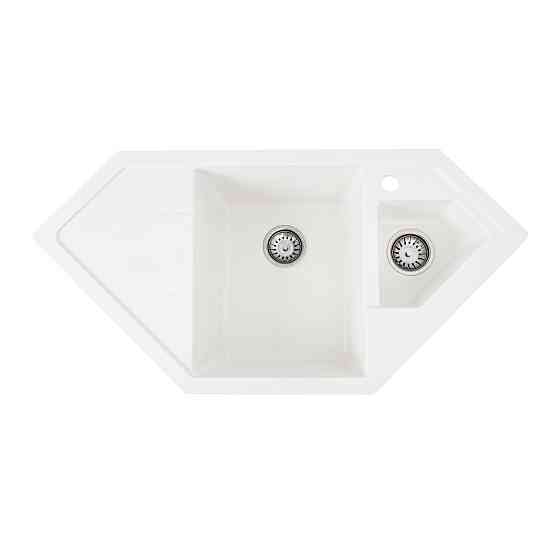 VALESO Гранітна мийка для кухні VALESO 9950 PANDORA матова Білосніжна Киев