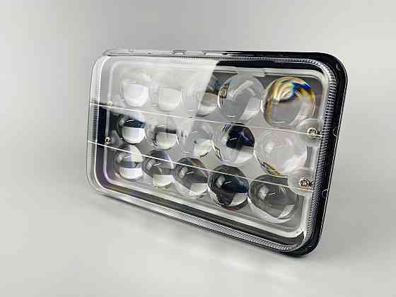 Фара LED прямокутна 45W, 15 ламп, дальній і ближній промінь 10/30V 6000K товщина: 78 мм Мукачево