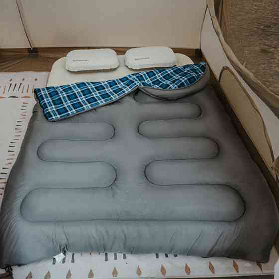 Спальный мешок с капюшоном Naturehike Clear Sky CNK2450WS042 (220 х 80см) Серый Киев