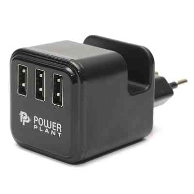 Зарядное устройство PowerPlant W-360 3*USB/3.4A (DV00DV5065) Винница
