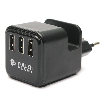 Зарядное устройство PowerPlant W-360 3*USB/3.4A (DV00DV5065) Винница - изображение 1