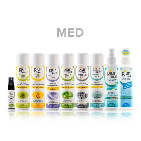 Лубрикант на водній основі pjur MED Vegan glide 100 мл — тільки веганські інгредієнти Львів