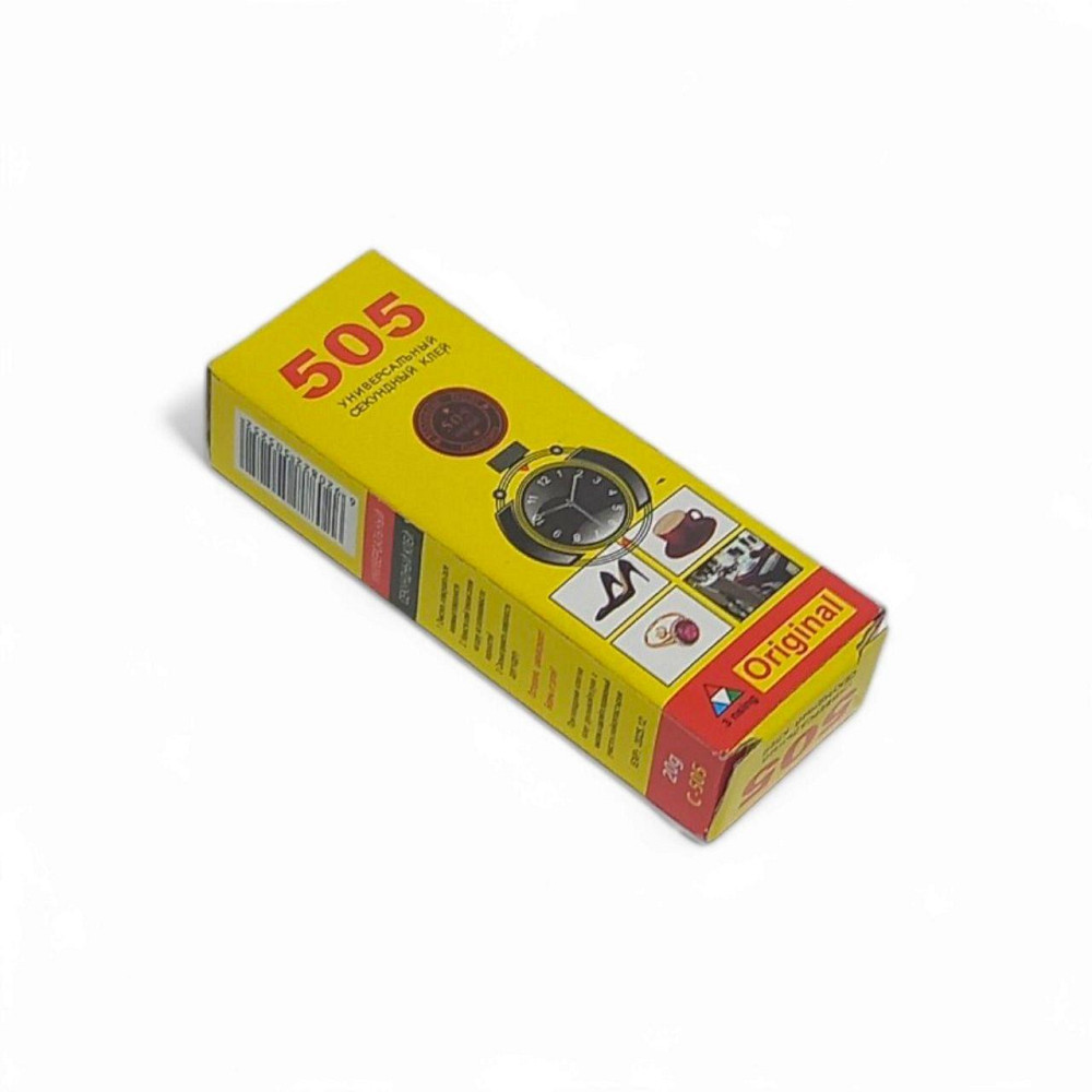 Клей секундний 505 Original 20 г — універсальний суперклей для пластику, гуми, металу, дерева, текстилю Харьков - изображение 3